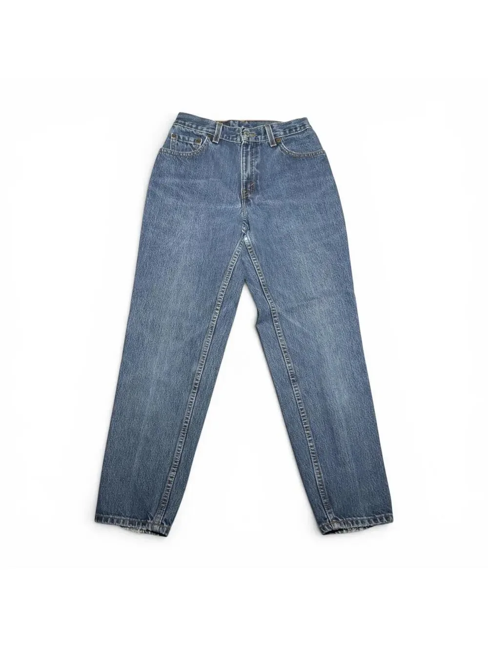 Vintage 90s Levi's 550 Relaxed Fit Tapered Leg Blue Jeans Made in USA